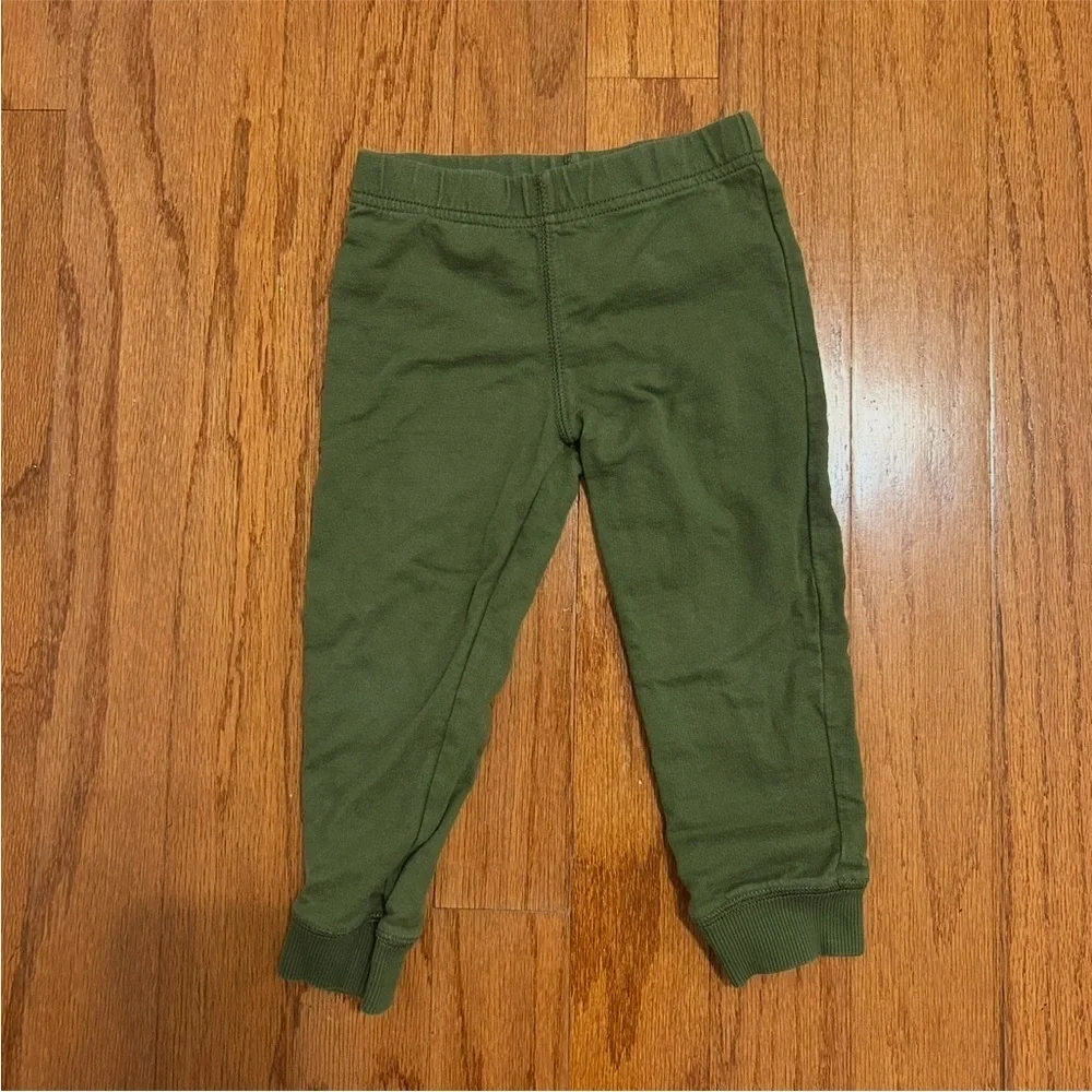 Carter’s Toddler Olive Green Jogger Sweatpants Size 3T